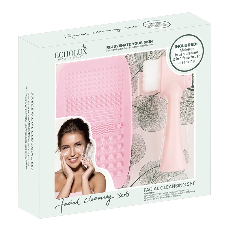 Beauty & Personal Care 2 in 1 Face Brush Makeup Brush Cleaner Gift Sets for Women